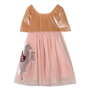 boden tulle embroidered party dress Mini Boden Kids' Embroidered Tulle Dress in Pale Sweet Pea Purple at Nordstrom, Size 2-3Y main image 1